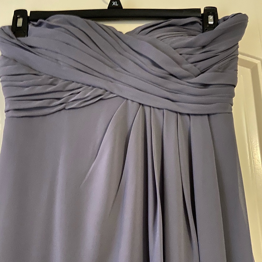 David’s Bridal strapless dress